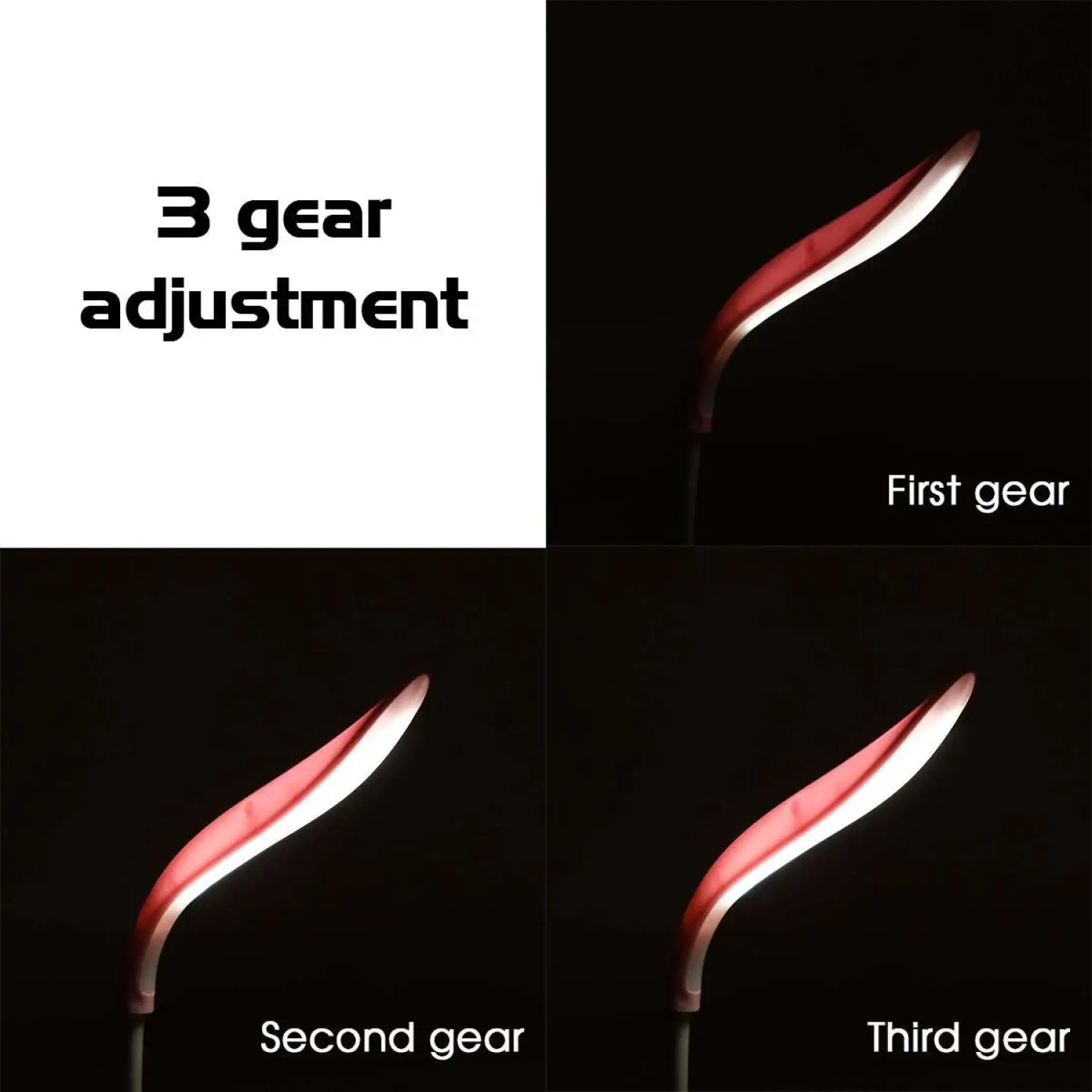 LED Table Lamp for Office Desk or Nightstand with Touch Control Light